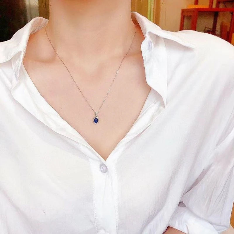 Blue Pendant Necklace | LULA
