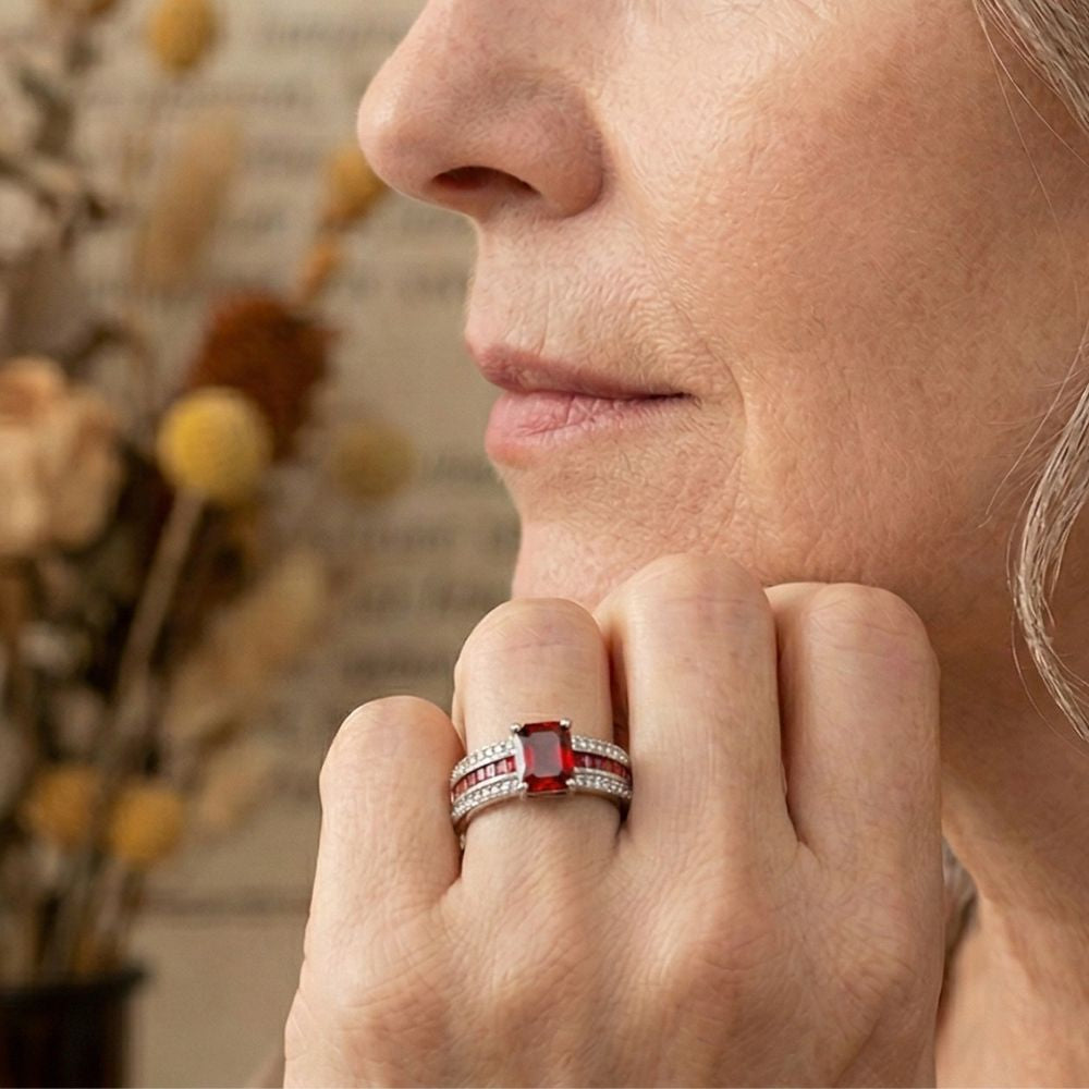 Red Crystal Ring | Ember