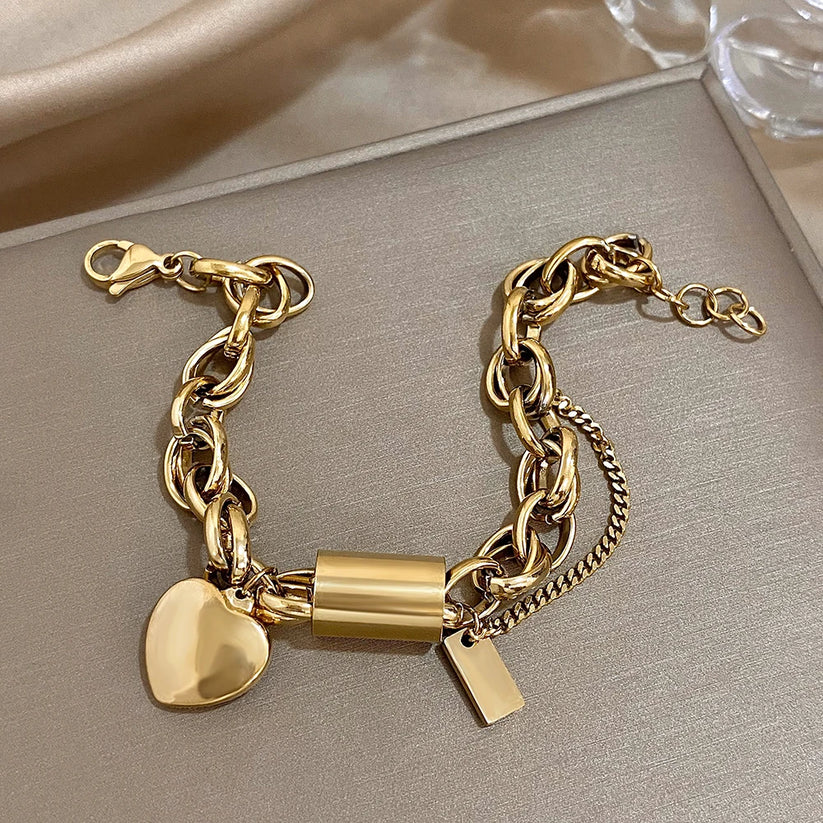 Chunky Heart Bracelet | OPAYA