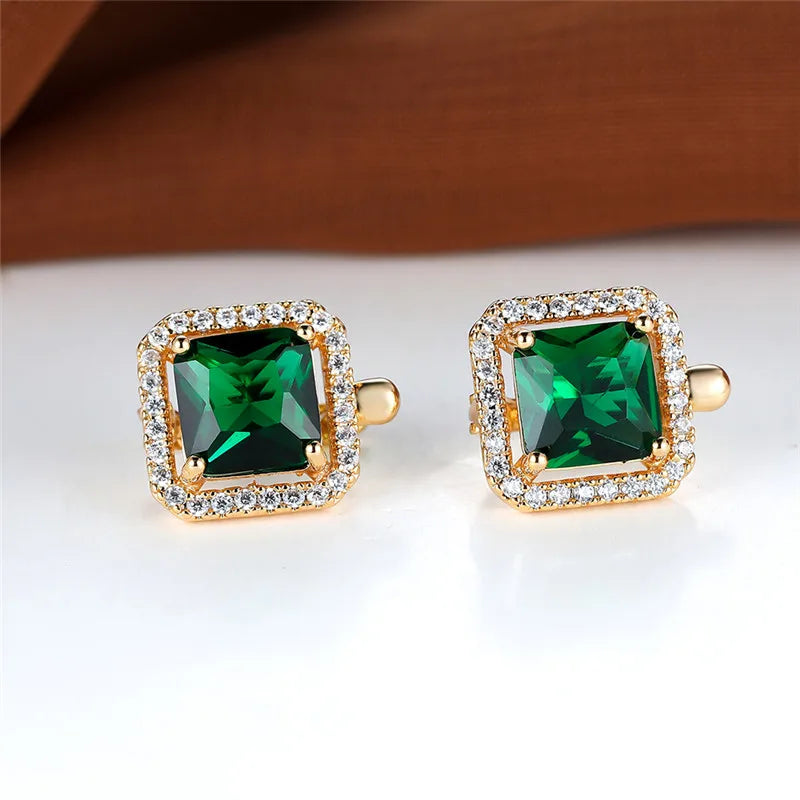 Green Stone Earrings | OPAL