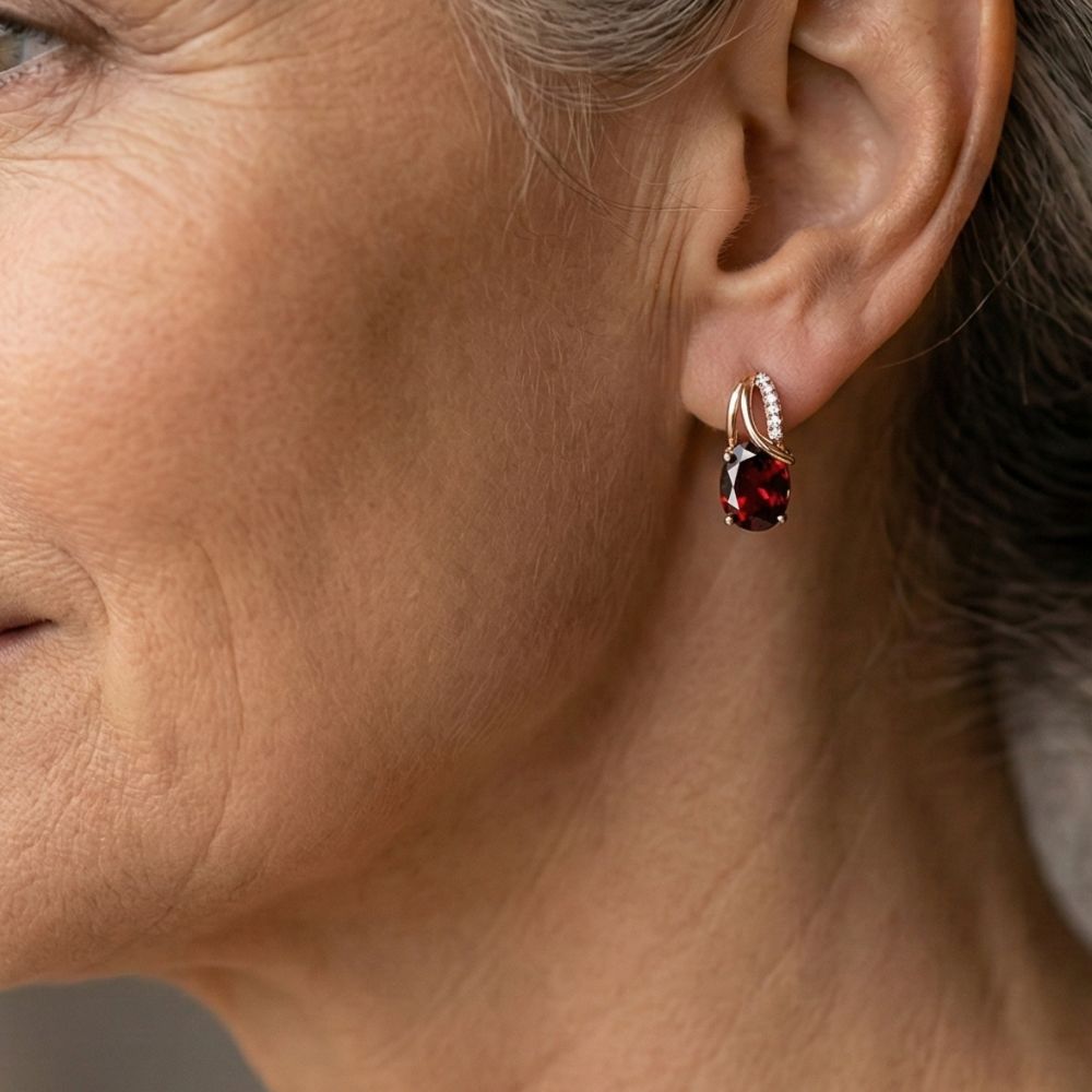 Ruby Wisp Earrings | FLAME