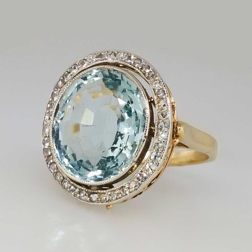 Blue Round Ring | ISOLDE
