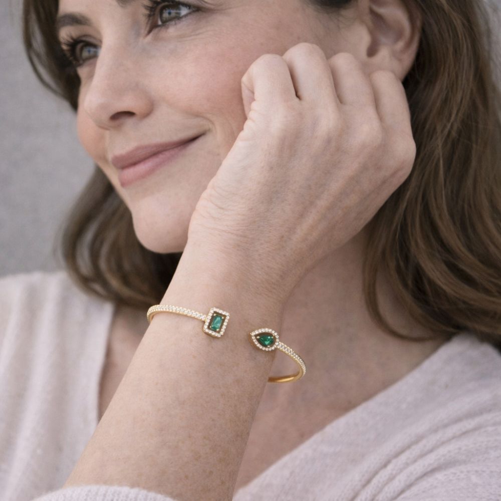 Adjustable Green Bracelet | KAIA