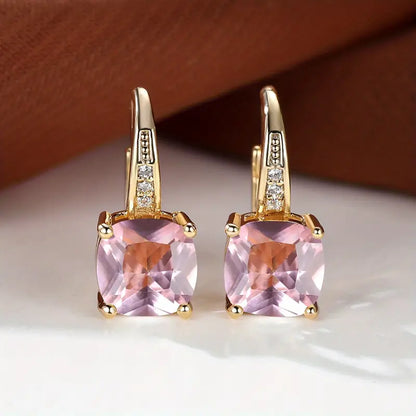 Stone Hoop Earrings | ELOWEN