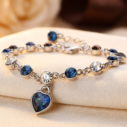 Sapphire Heart Bracelet | LEA