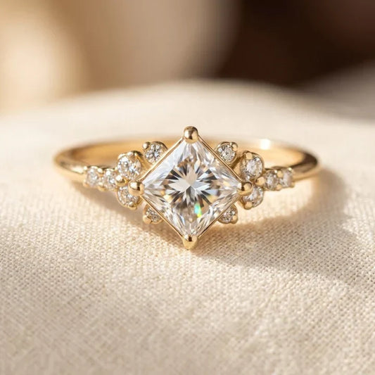 Gold Square Ring | MESA