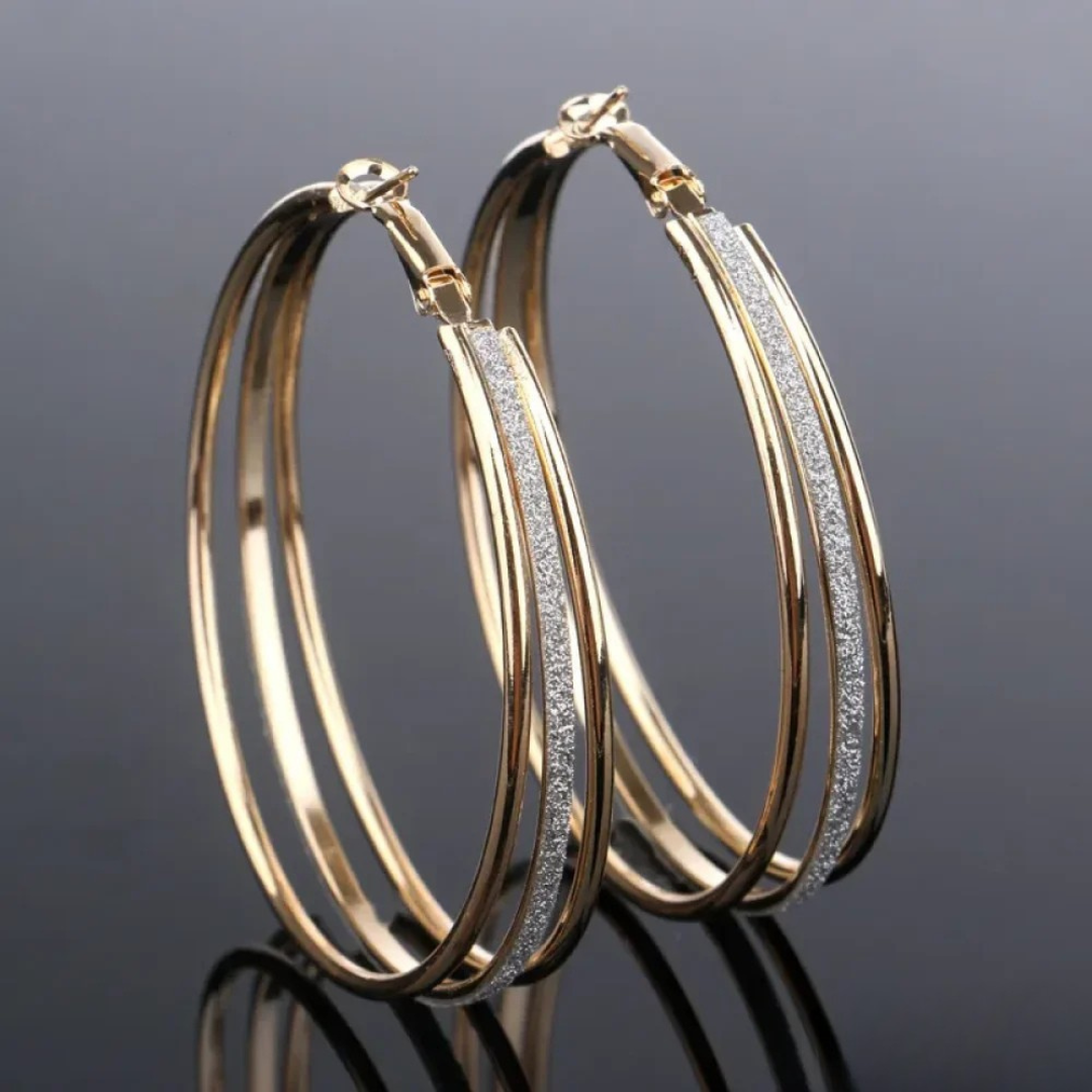 Gold Hoop Earrings | LUNAYA