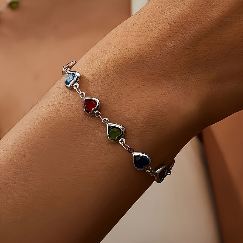 Heart Rainbow Bracelet | AUREAU