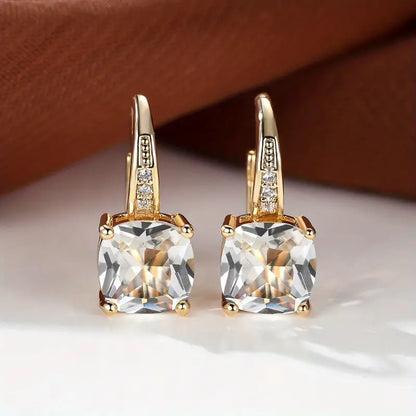 Stone Hoop Earrings | ELOWEN