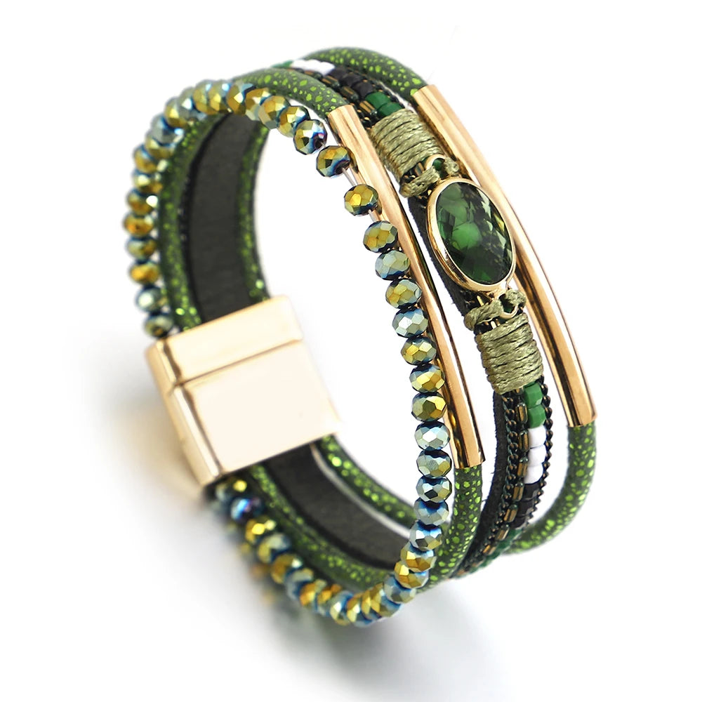 Multilayer Beaded Bracelet | SIENA