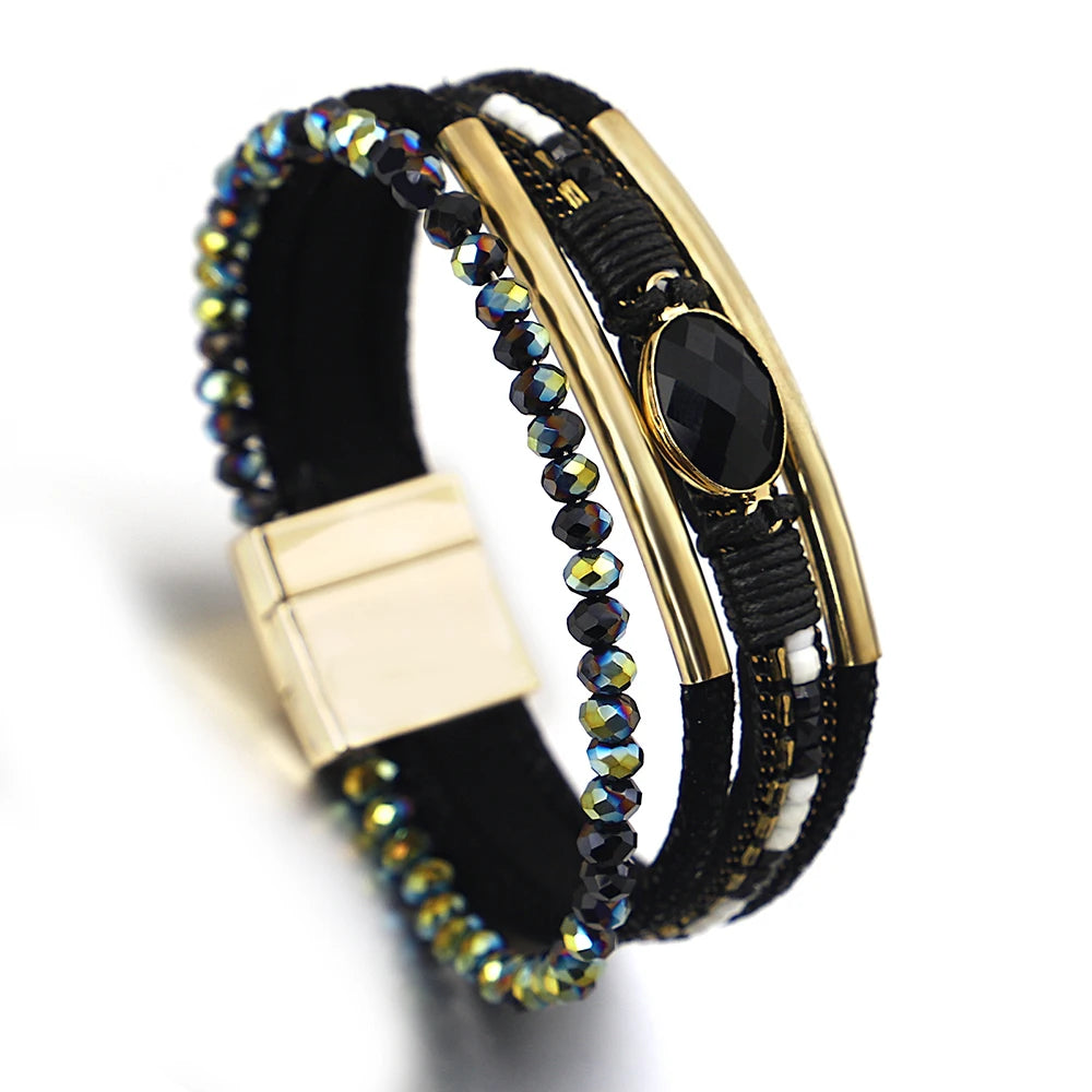 Multilayer Beaded Bracelet | SIENA