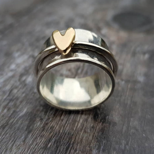 Silver Heart Ring | TAOS