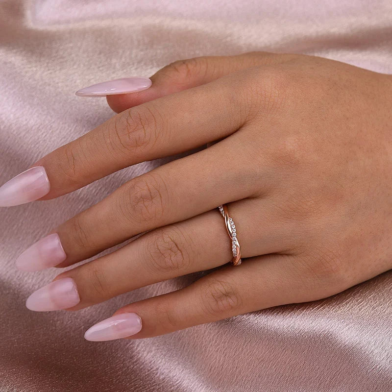 Twisted Ring | Rose