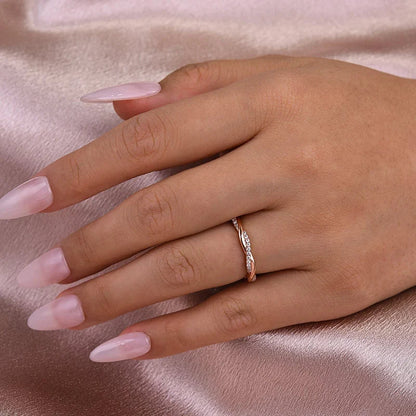 Twisted Ring | Rose