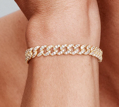 Gold Cuban Bracelet | BRAID