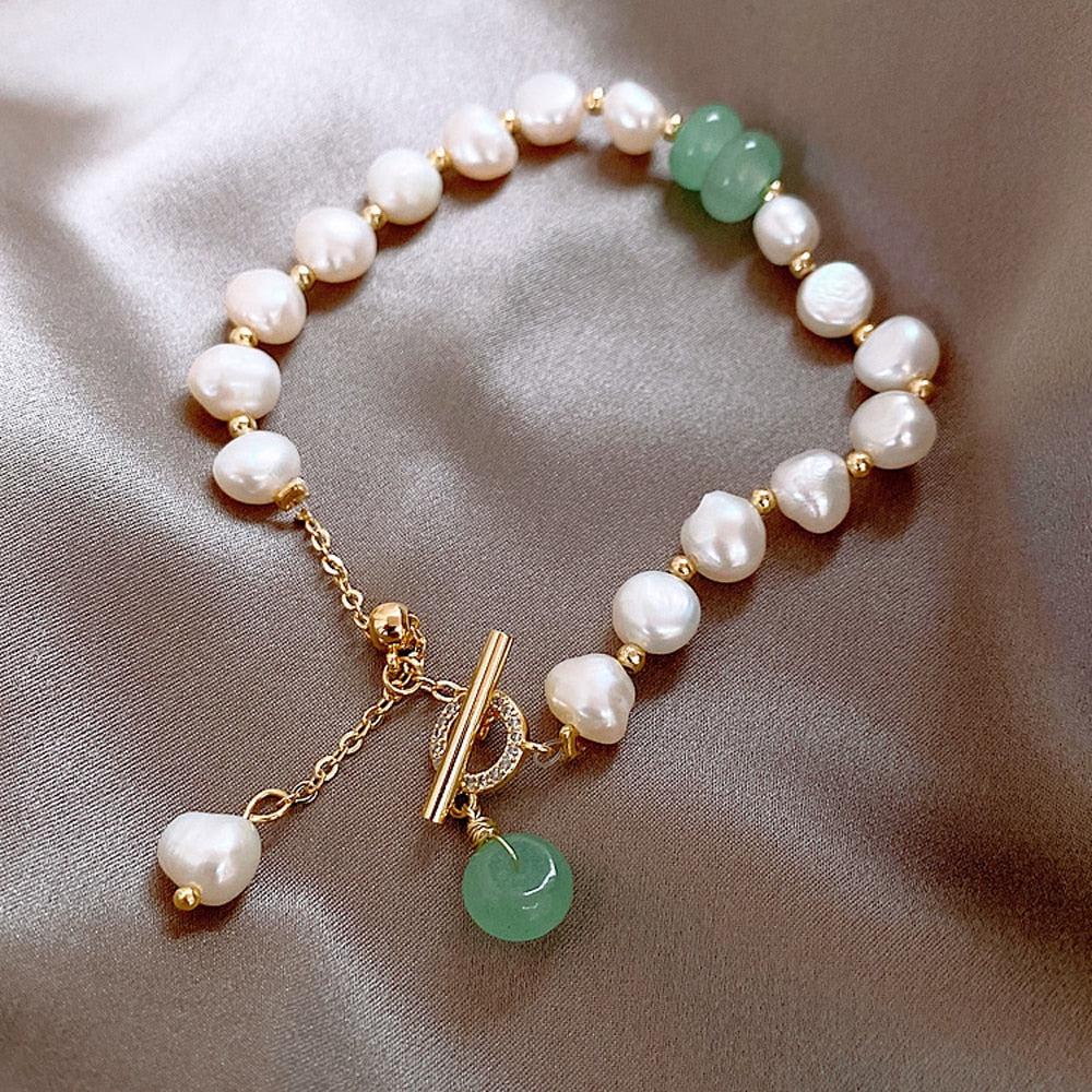 Green Pearl Bracelet | COIL