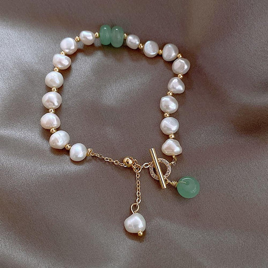 Green Pearl Bracelet | COIL