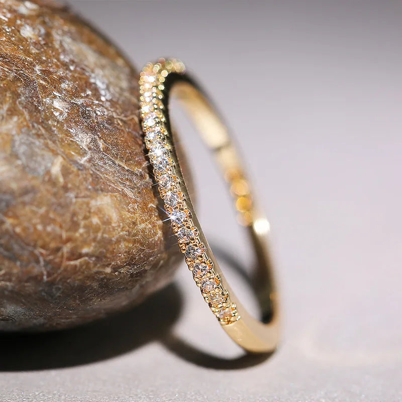 Thin Stone Ring | ELYRA