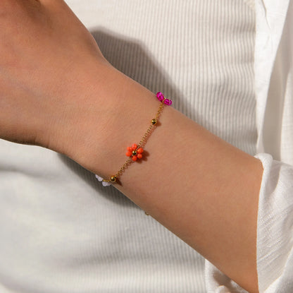 Colorful Flower Bracelet | KIVA