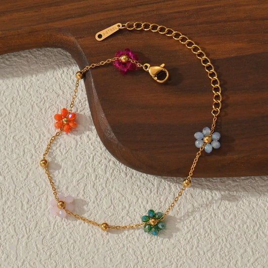 Colorful Flower Bracelet | KIVA
