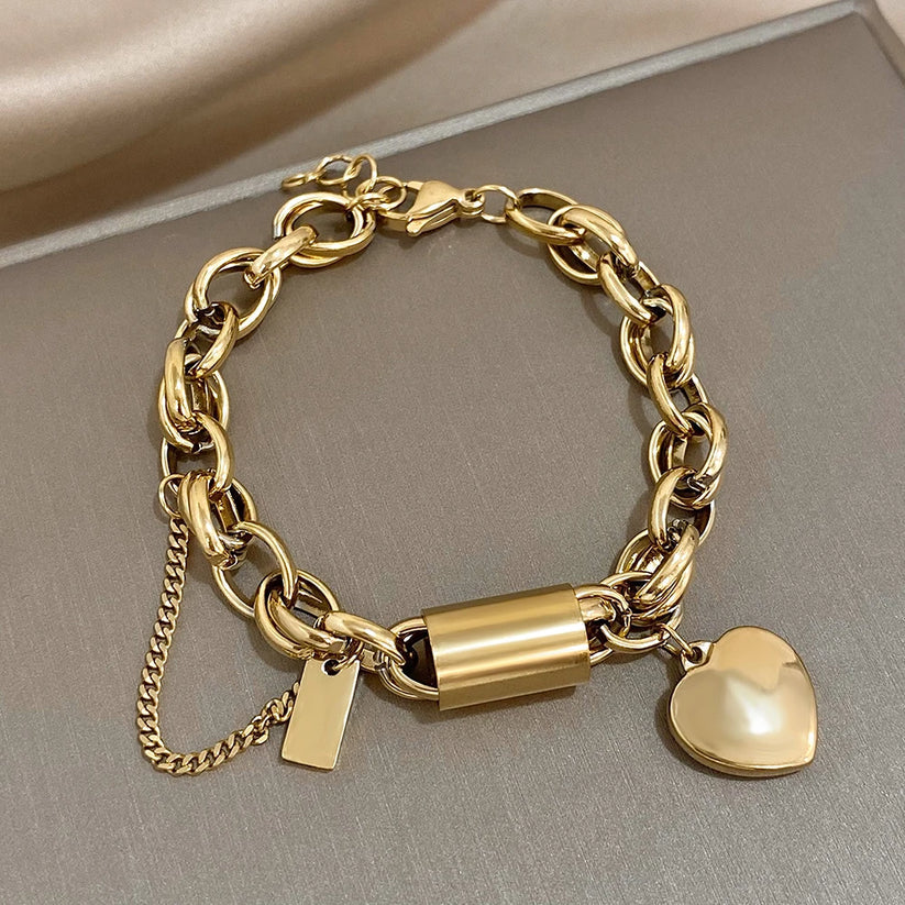 Chunky Heart Bracelet | OPAYA