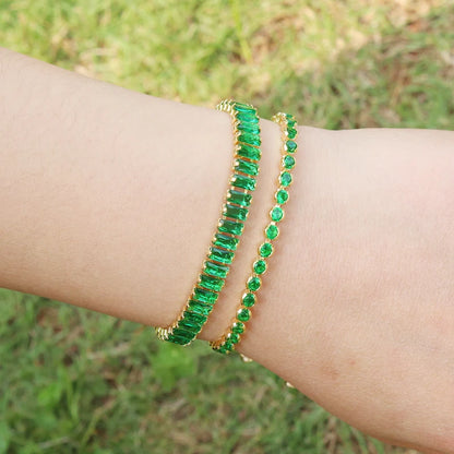 Green Tennis Bracelet | OASIS