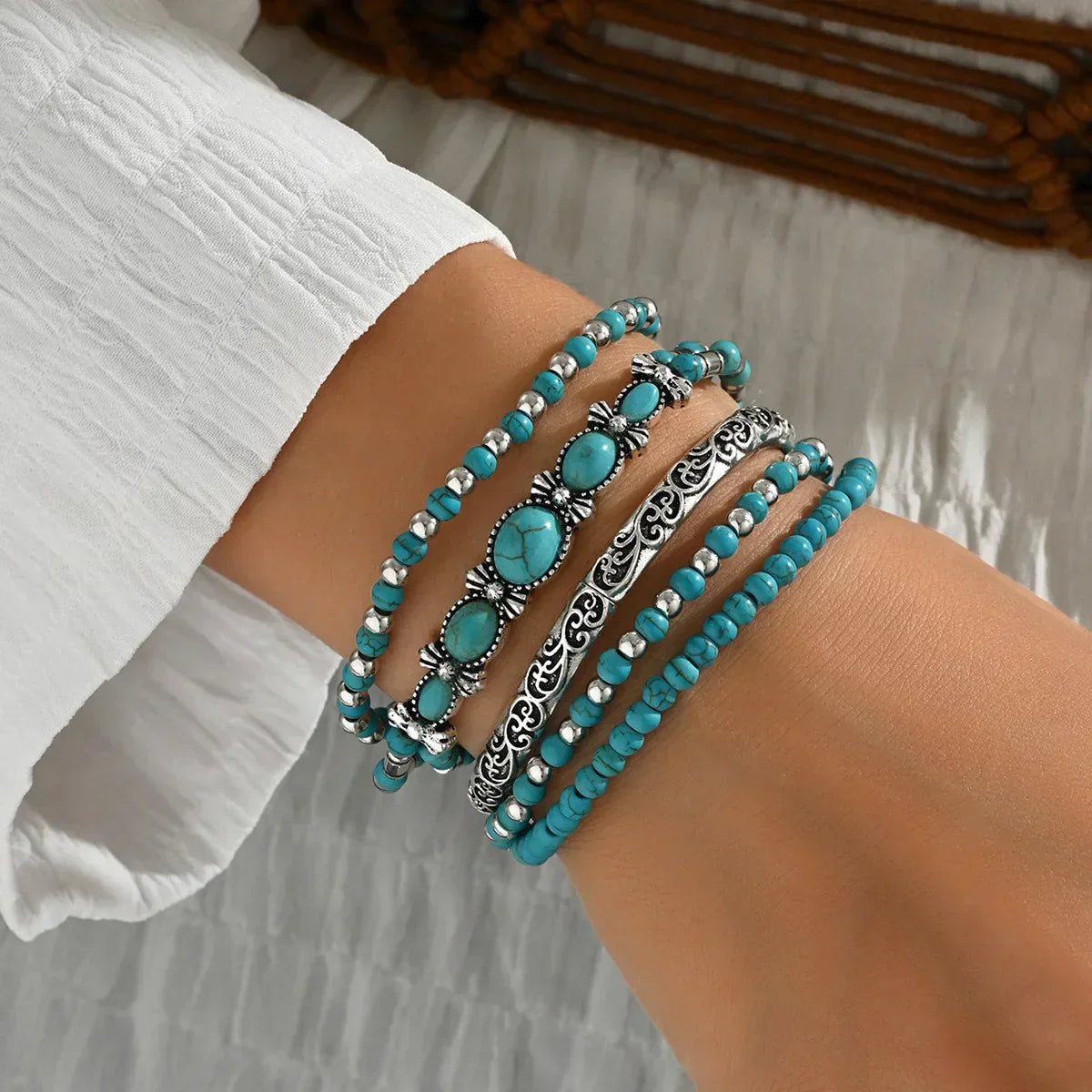 Bohemian Beaded Bracelet Set | RIO
