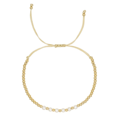Gold Beaded Bracelet | HALO
