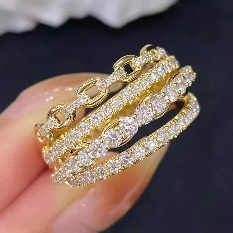 Multilayer Gold RIng | MOSS