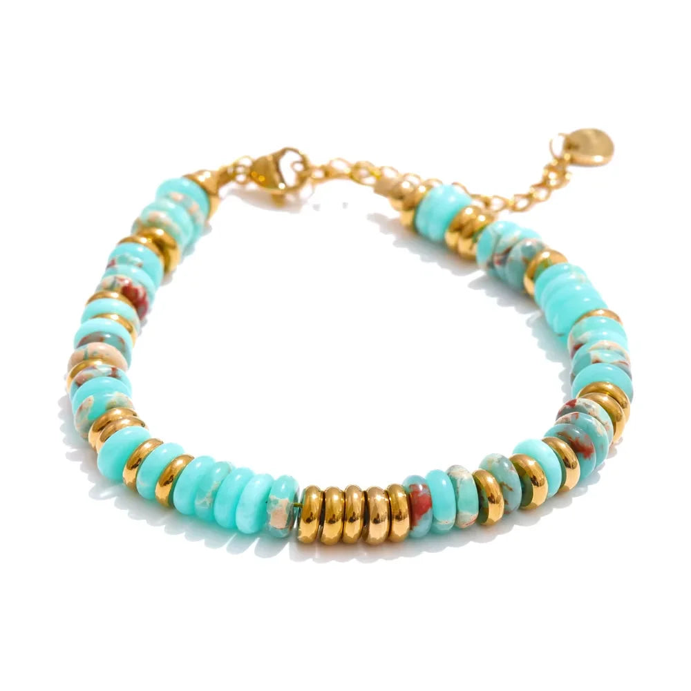 Colorful Stone Beads Bracelet | SENA
