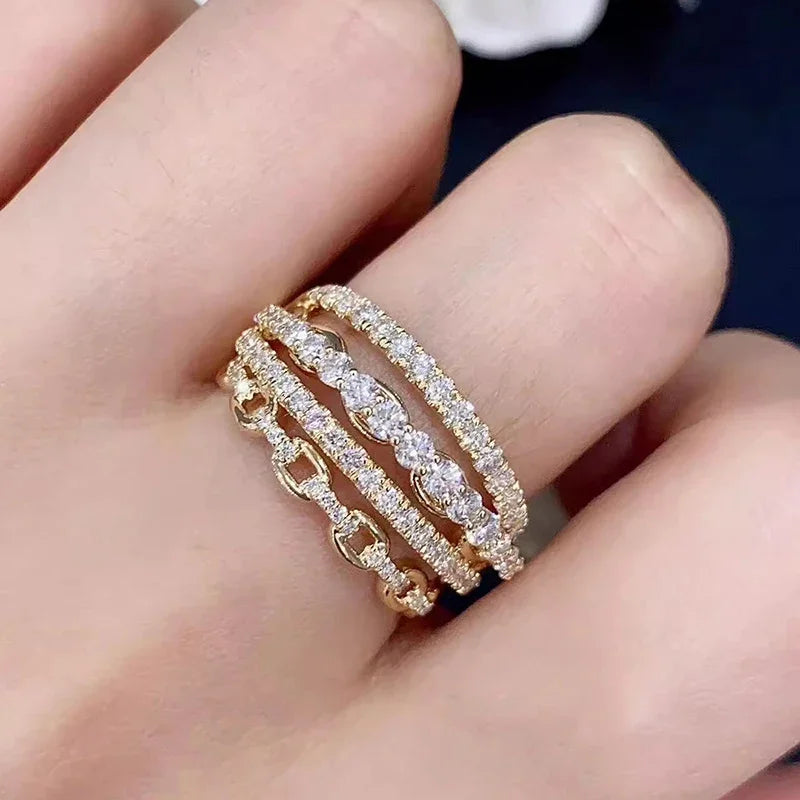 Multilayer Gold RIng | MOSS