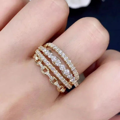 Multilayer Gold RIng | MOSS
