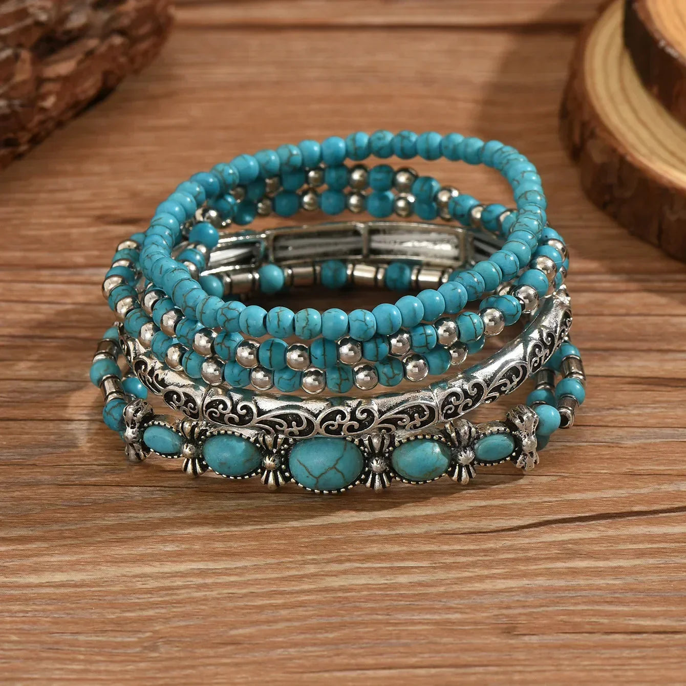 Bohemian Beaded Bracelet Set | RIO