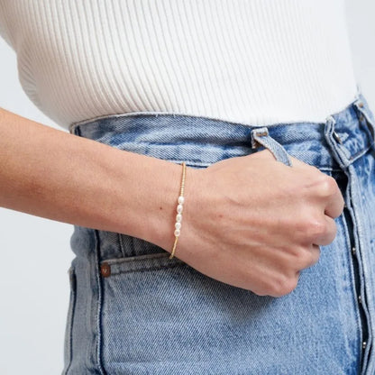 Pearls Gold Bracelet | WILD