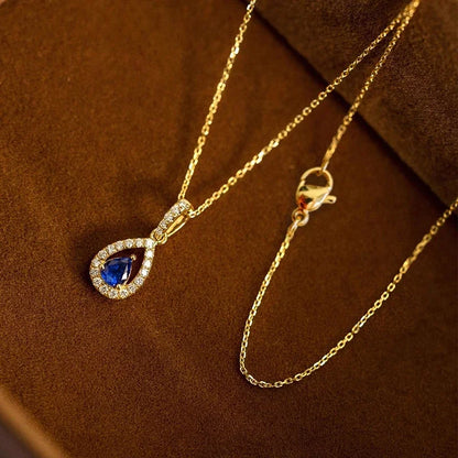 Blue Waterdrop Necklace | RULA