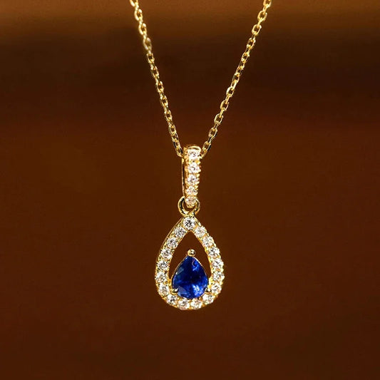Blue Waterdrop Necklace | RULA