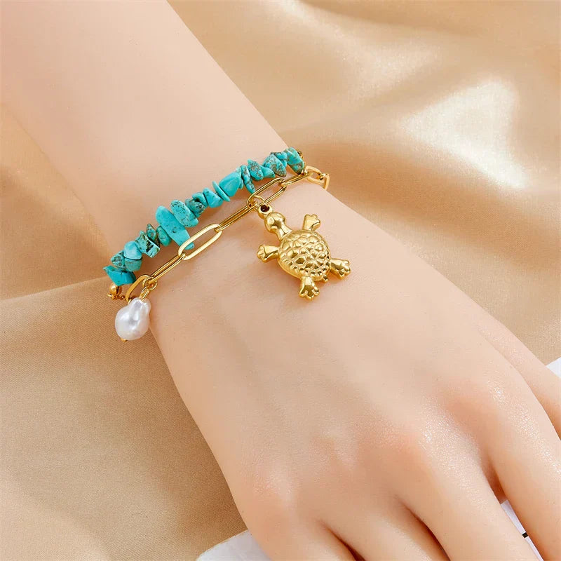 Turtle Gold Bracelet | VEYA