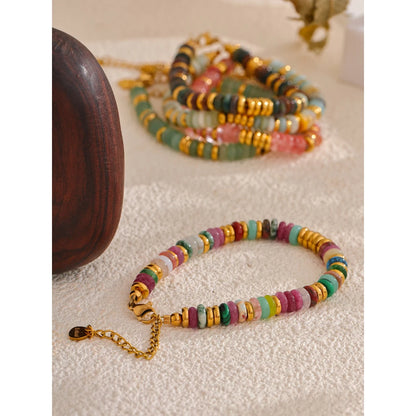 Colorful Stone Beads Bracelet | SENA