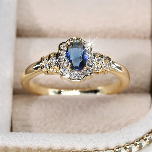 Royal Blue Stone Ring | LUJA