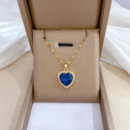 Blue Heart Necklace | YURO