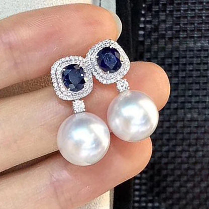 Blue Pearl Earrings | MEADOW