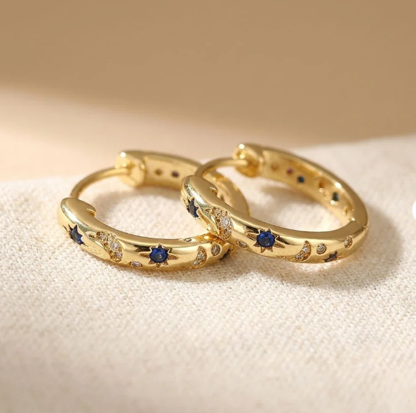 Star Hoop Earrings | FREY