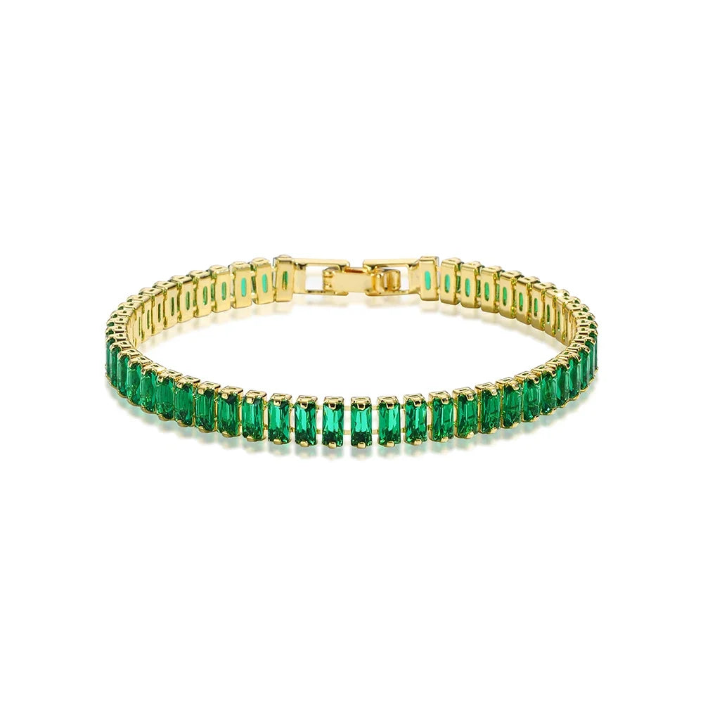 Green Tennis Bracelet | OASIS