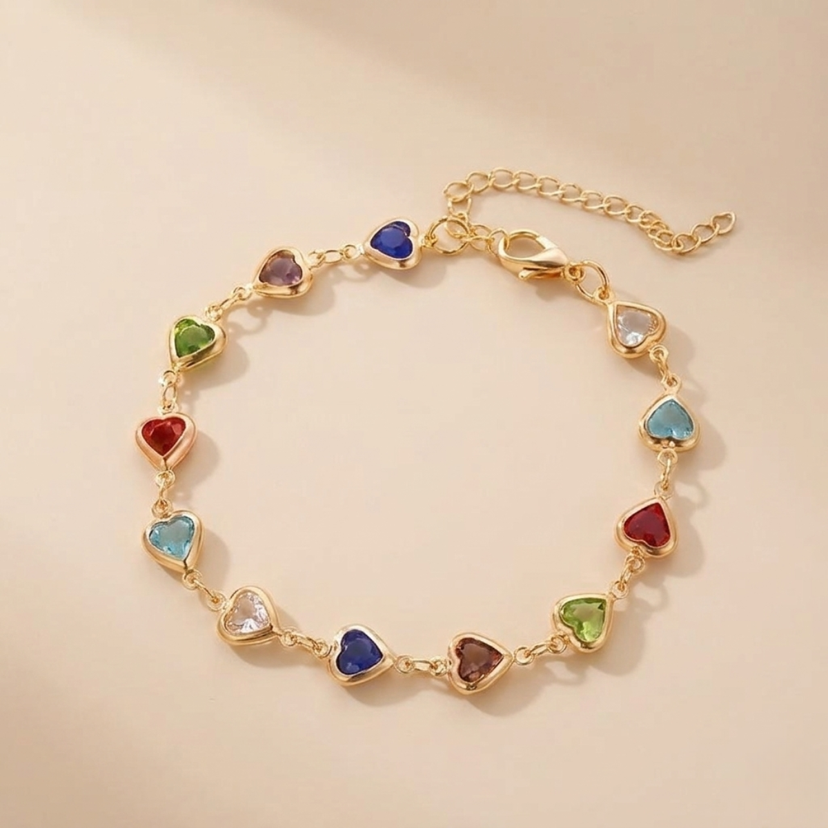 Heart Rainbow Bracelet | AUREAU