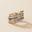 Gold Stacked Ring | GOLDEN NOMAD