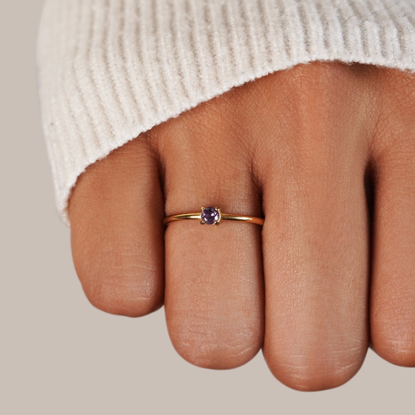 Birthstone Color Ring | NOMIA