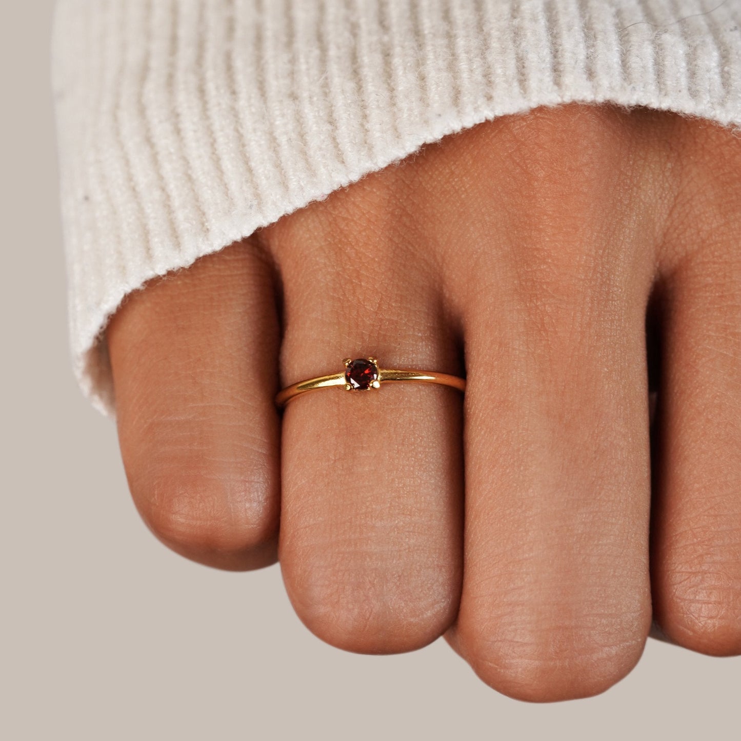 Birthstone Color Ring | NOMIA