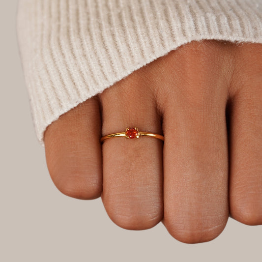 Birthstone Color Ring | NOMIA