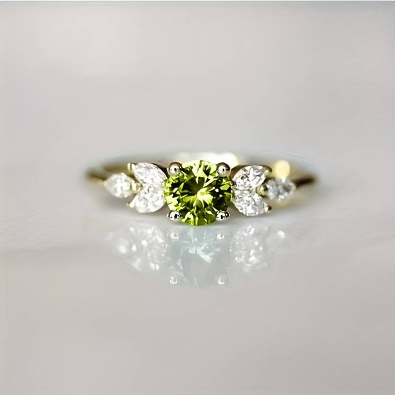 Zirconia Olive Ring | VAMP