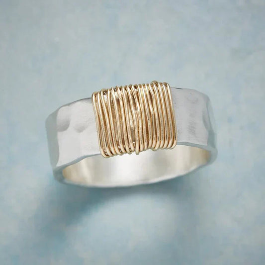 Vintage Gold Silver Ring | NOMA